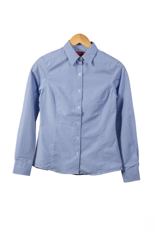 Camisa Playerytees 6002 Dama Manga Larga de Cudros