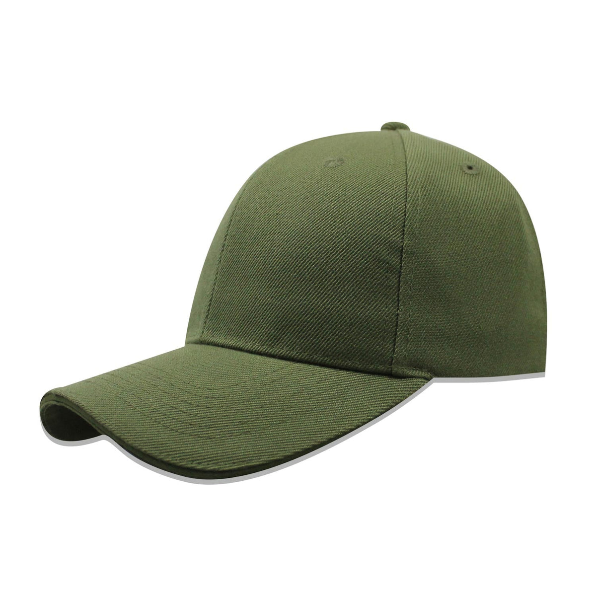 Gorra Sportcaps Clásica Acrílico Copa Alta Olivo Unitalla