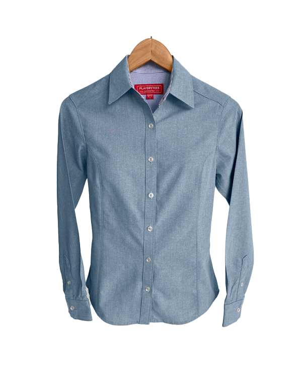 Camisa Playerytees 6100 Dama Manga Larga