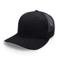 Gorra Sportcaps Trucker Clásica 6  Paneles Negro/Negro Unitalla