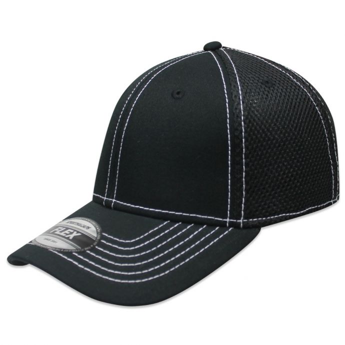 Gorra Sportcaps Jersey Panel Flex Negro Unitalla