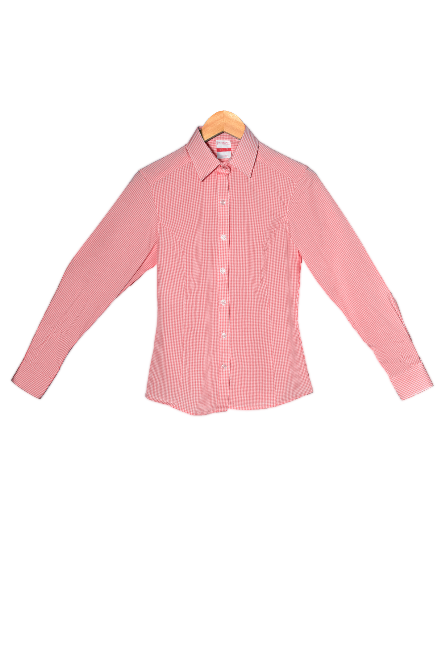 Camisa Playerytees 6004 Dama Manga Larga de Cudros