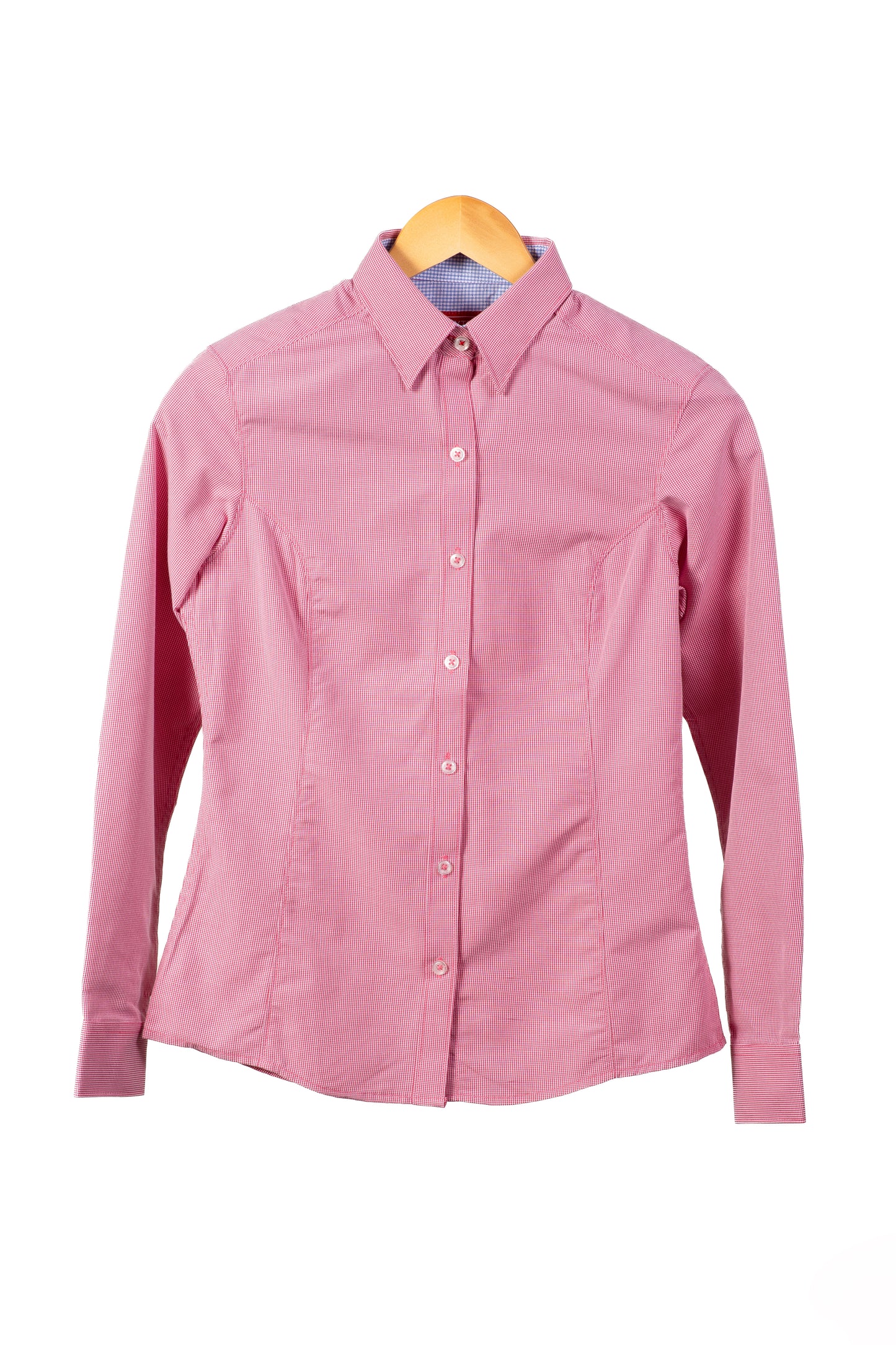Camisa Playerytees 6002 Dama Manga Larga de Cudros