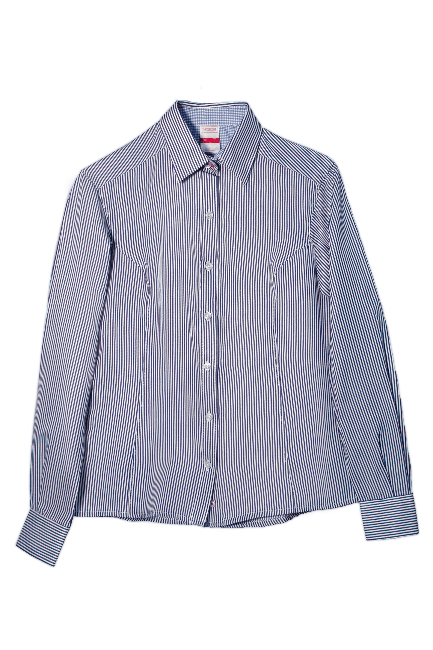 Camisa Playerytees 6002 Dama Manga Larga de Cudros