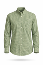 Camisa Playerytees 6004 Caballero Manga Larga de Cudros