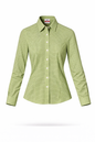 Camisa Playerytees 6004 Dama Manga Larga de Cudros