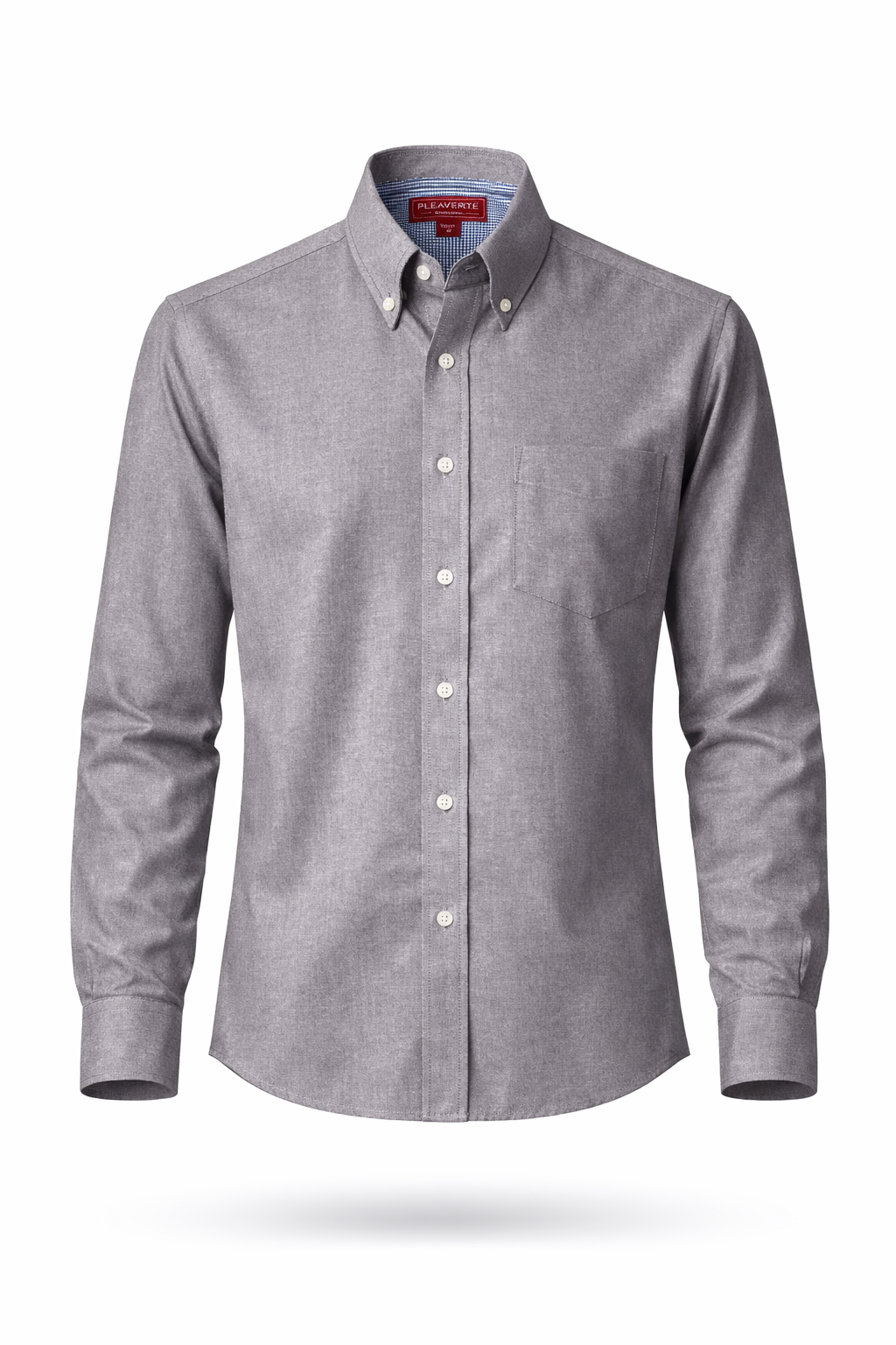 Camisa Playerytees 6001 Caballero Manga Larga Oxford
