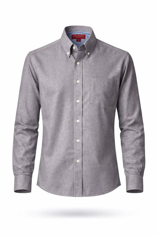 Camisa Playerytees 6001 Caballero Manga Larga Oxford