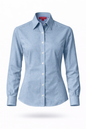 Camisa Playerytees 6001 Dama Manga Larga Oxford