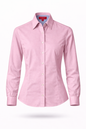 Camisa Playerytees 6001 Dama Manga Larga Oxford