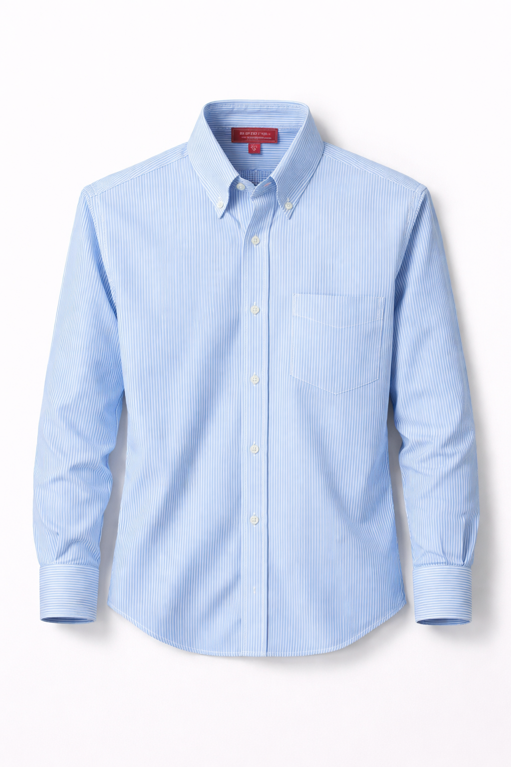 Camisa Playerytees 6002 Caballero Manga Larga de Cuadros y Rayas