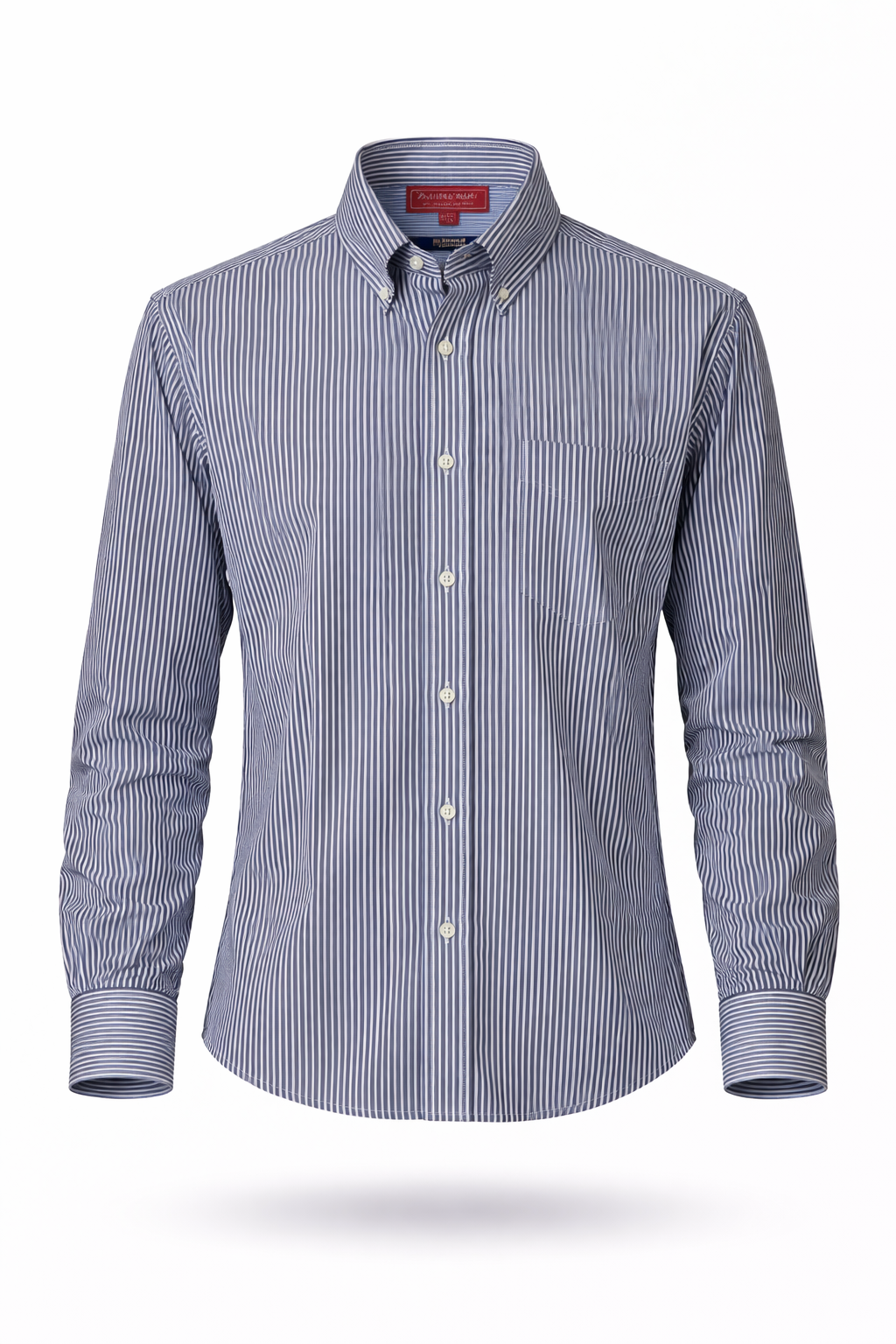 Camisa Playerytees 6002 Caballero Manga Larga de Cuadros y Rayas