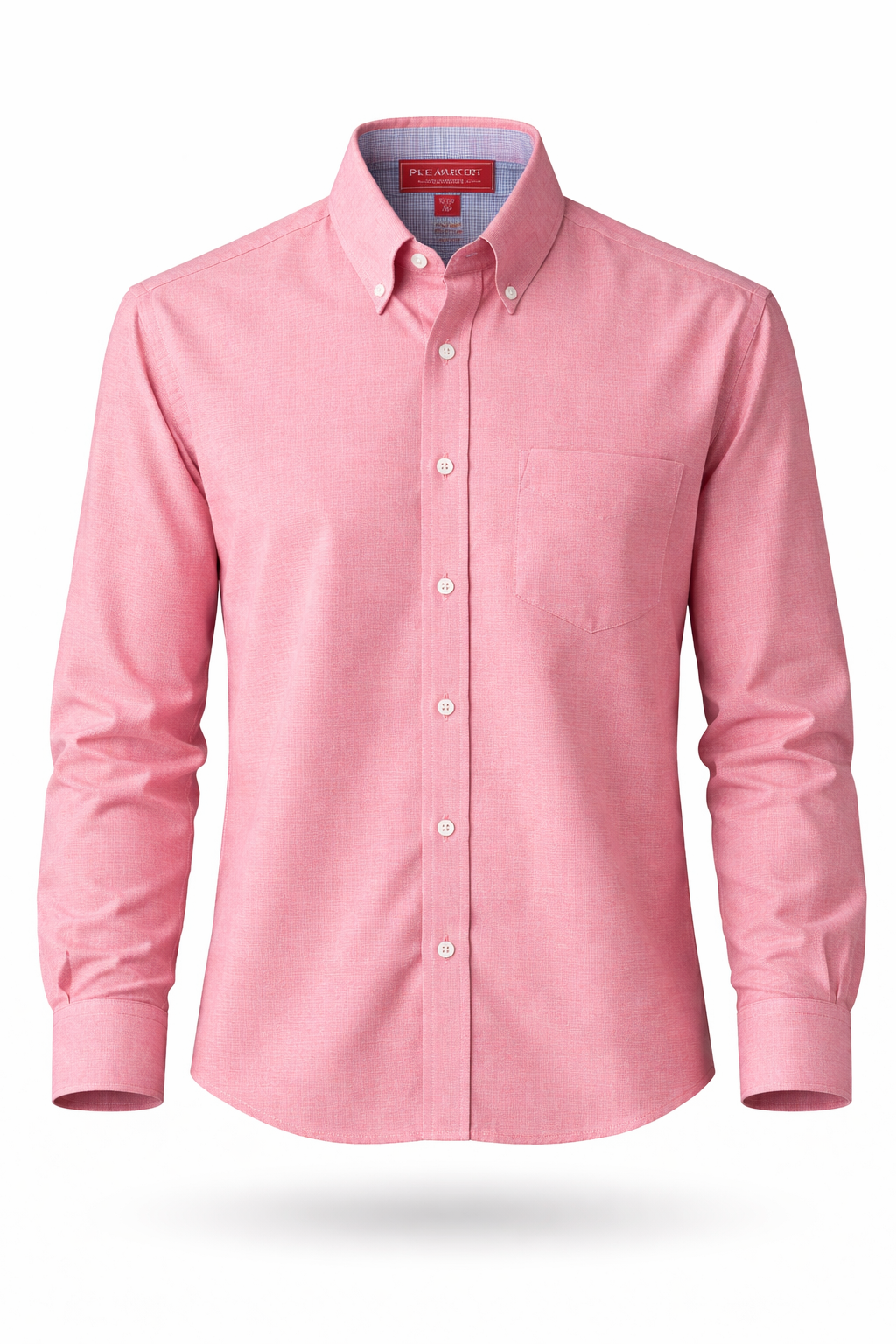 Camisa Playerytees 6002 Caballero Manga Larga de Cuadros y Rayas