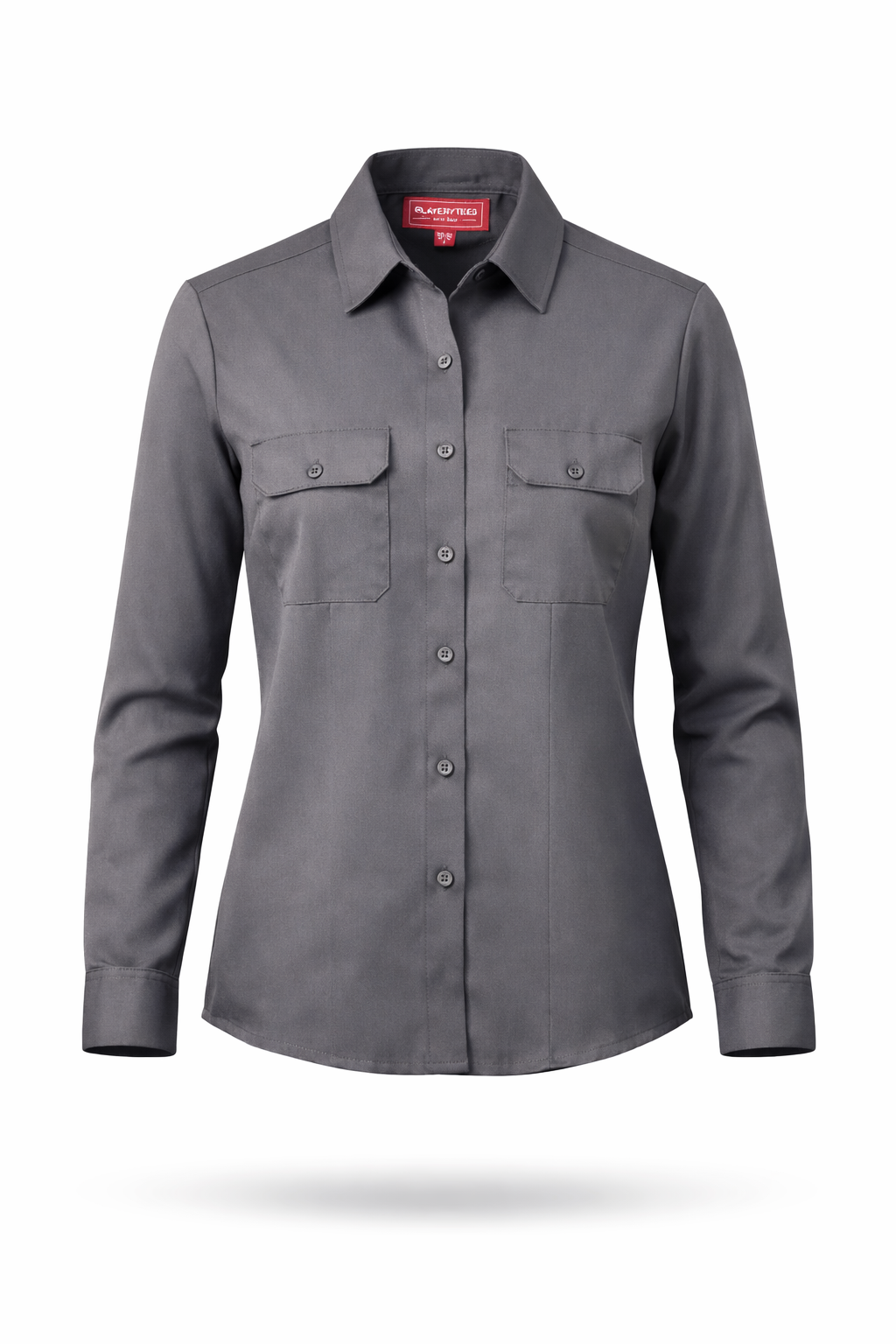 Camisa Playerytees de Trabajo Dama Manga Larga