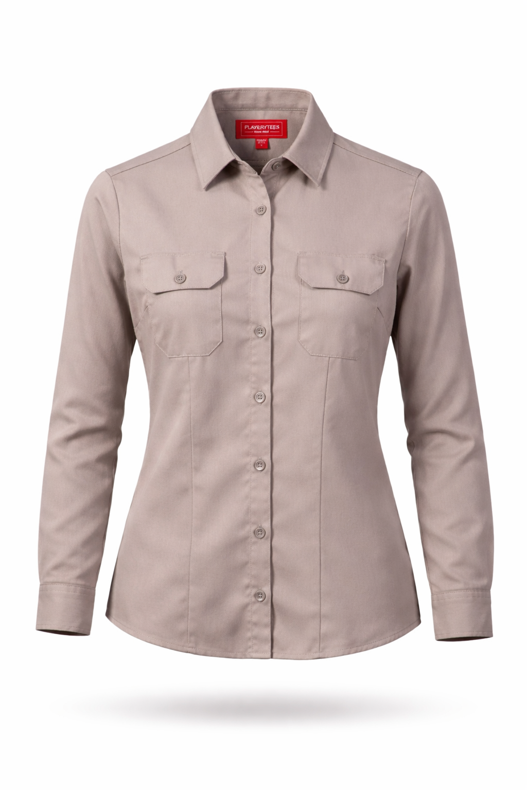 Camisa Playerytees de Trabajo Dama Manga Larga
