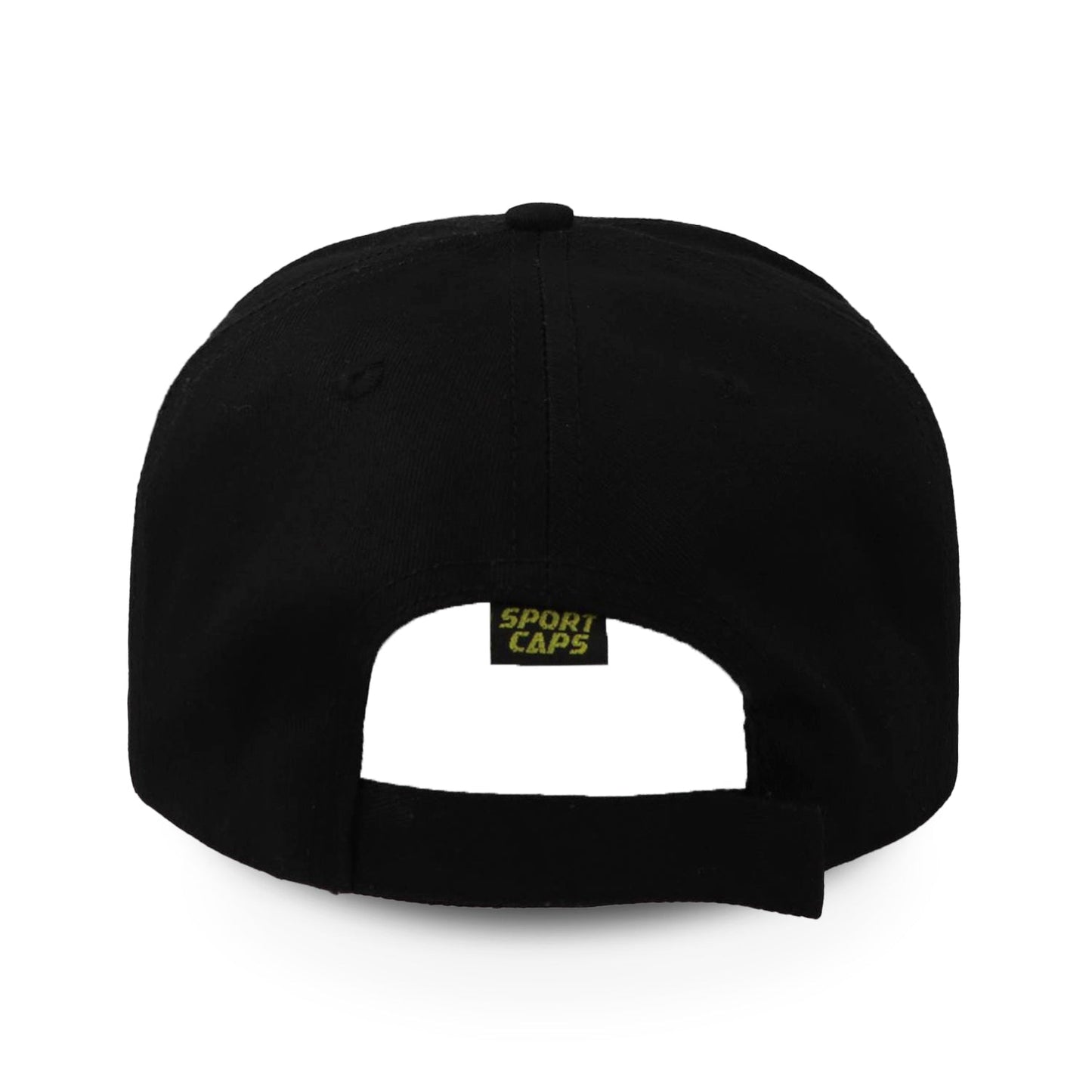 Gorra Sportcaps Algodón Copa Alta Negro Unitalla