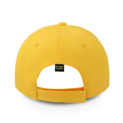 Gorra Sportcaps Clásica Acrílico Copa Alta Amarillo Unitalla