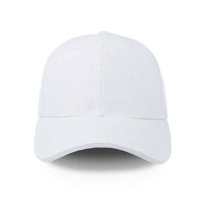 Gorra Sportcaps Clásica Acrílico Copa Alta Blanco Unitalla
