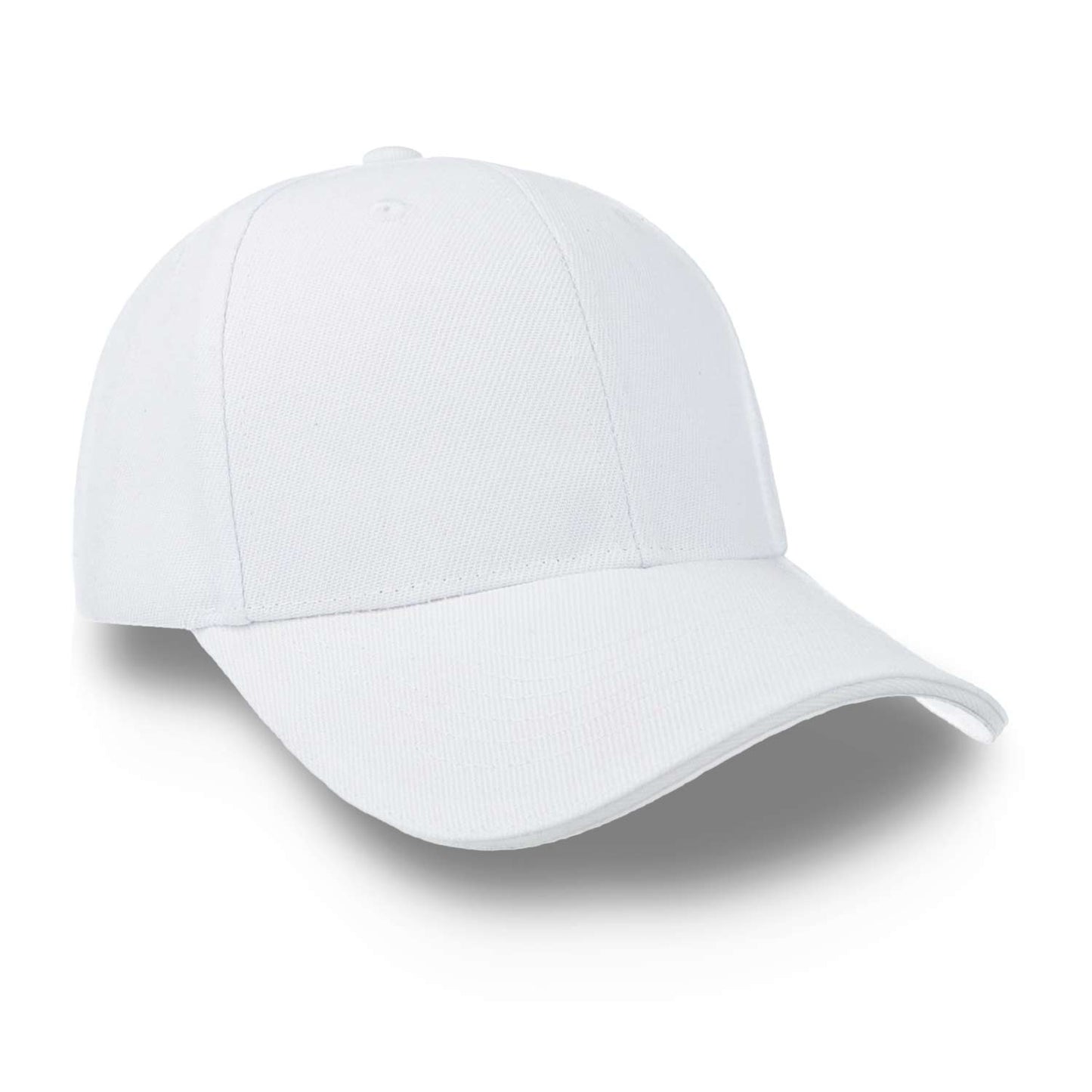 Gorra Sportcaps Clásica Acrílico Copa Alta Blanco Unitalla