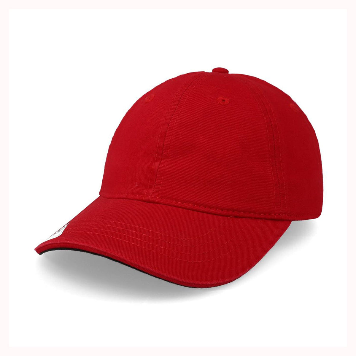 Gorra Sportcaps Clásica Algodón Copa Baja Rojo Unitalla