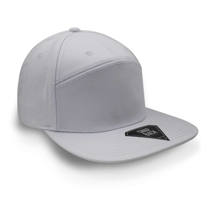 Gorra Sportcaps Snapback 7 Panel Blanco Unitalla