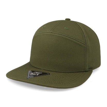 Gorra Sportcaps Snapback 7 Panel Verde Olivo Unitalla