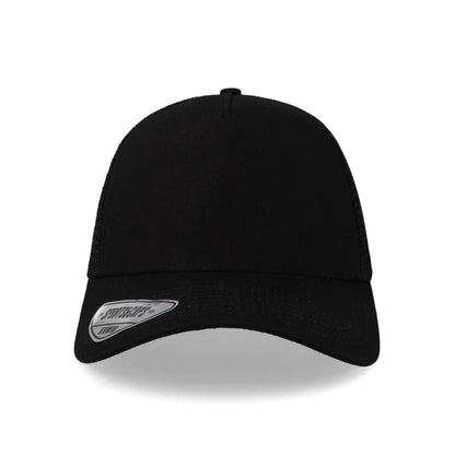 Gorra Sport Caps Trucker 5 Panel Negro Unitalla